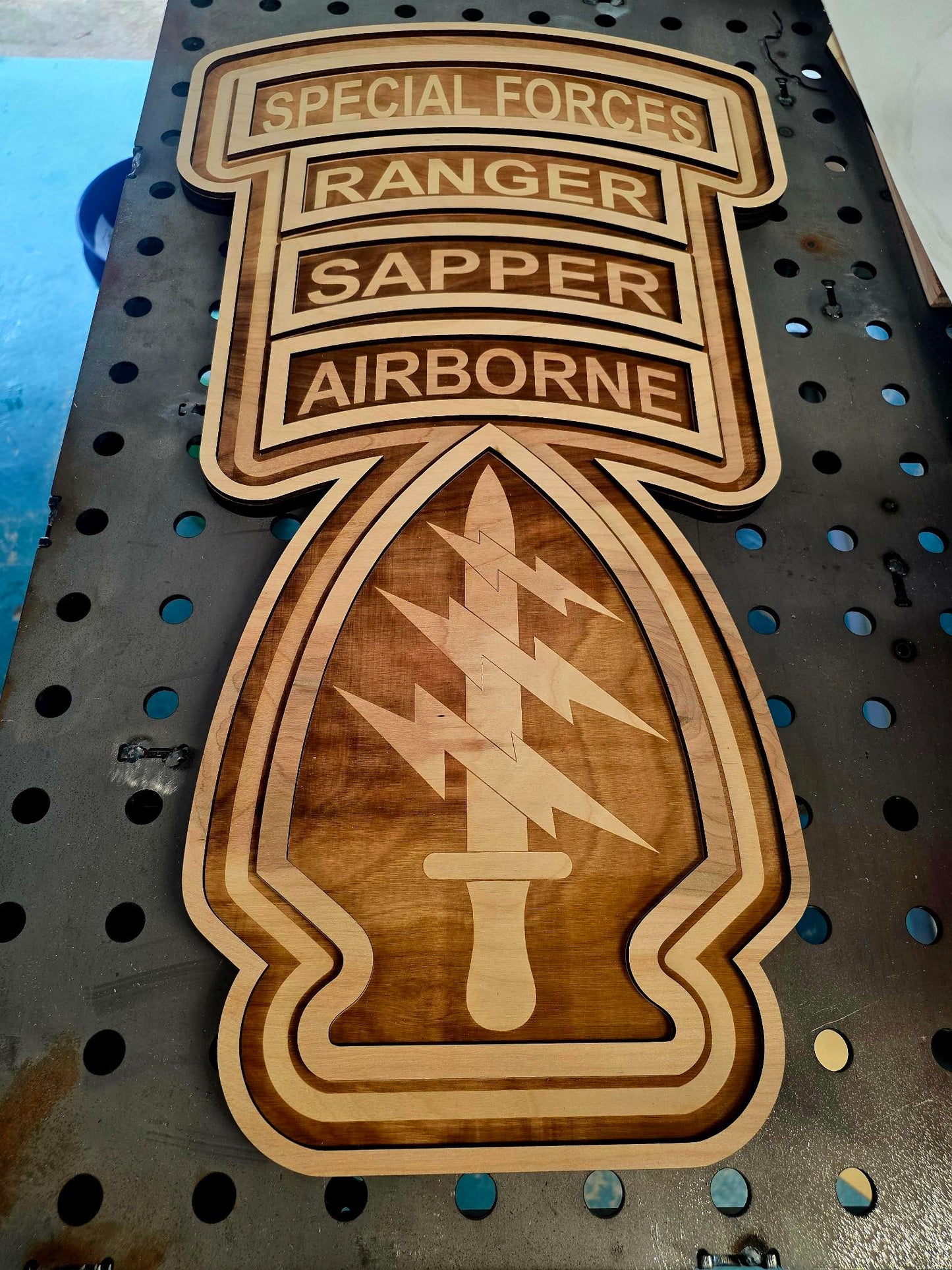 SF Quad canopy (SF, Ranger, Sapper, Airborne, Unit patch)