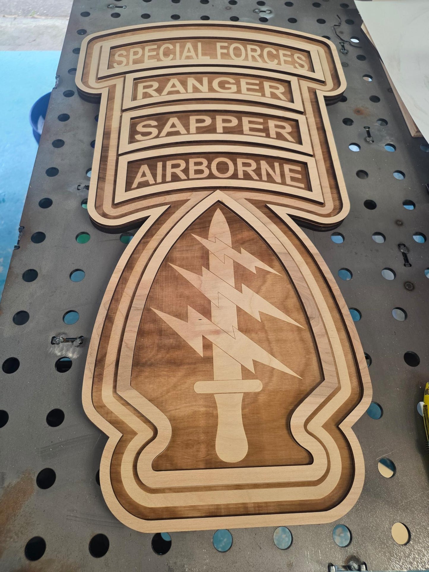 SF Quad canopy (SF, Ranger, Sapper, Airborne, Unit patch)